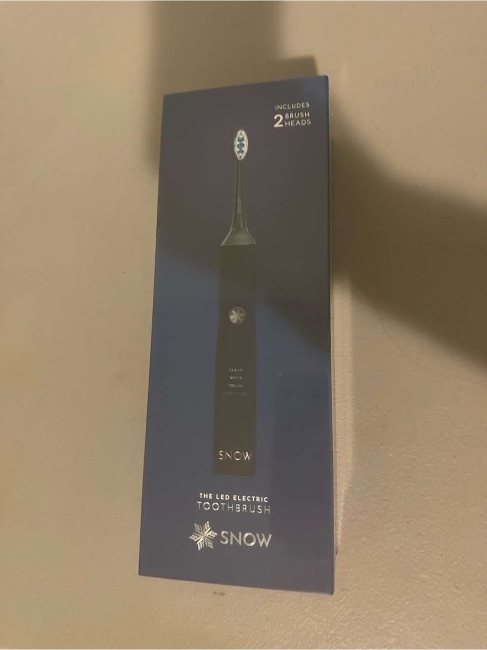 Black LED Electric Toothbrush - Includes 2 Brush Heads